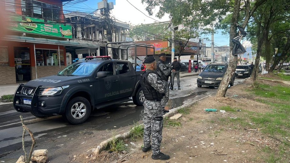 Polícia Militar atua na Gardênia Azul e em outras comunidades da Zona Oeste do Rio nesta quarta-feira