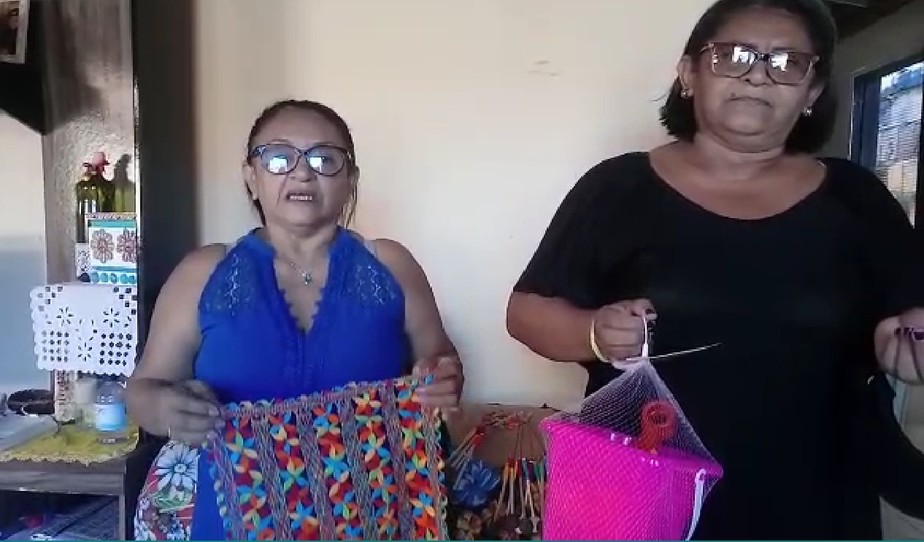 Marilda Ilda e Hilma Maria, beneficiárias do programa de microcrédito Dona de Mim