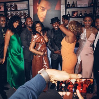 Por dentro da festa da Vanity Fair com algumas das beldades da noite: Idris Elba, Taraji P. Henson, Ciara e Russel Wilson (Foto: Reprodução / Instagram)
