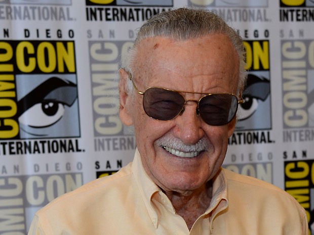 Stan Lee durante sua participação na Comic-Con 2013 em San Diego, no dia 19 de julho (Foto: Ethan Miller/Getty Images/AFP)