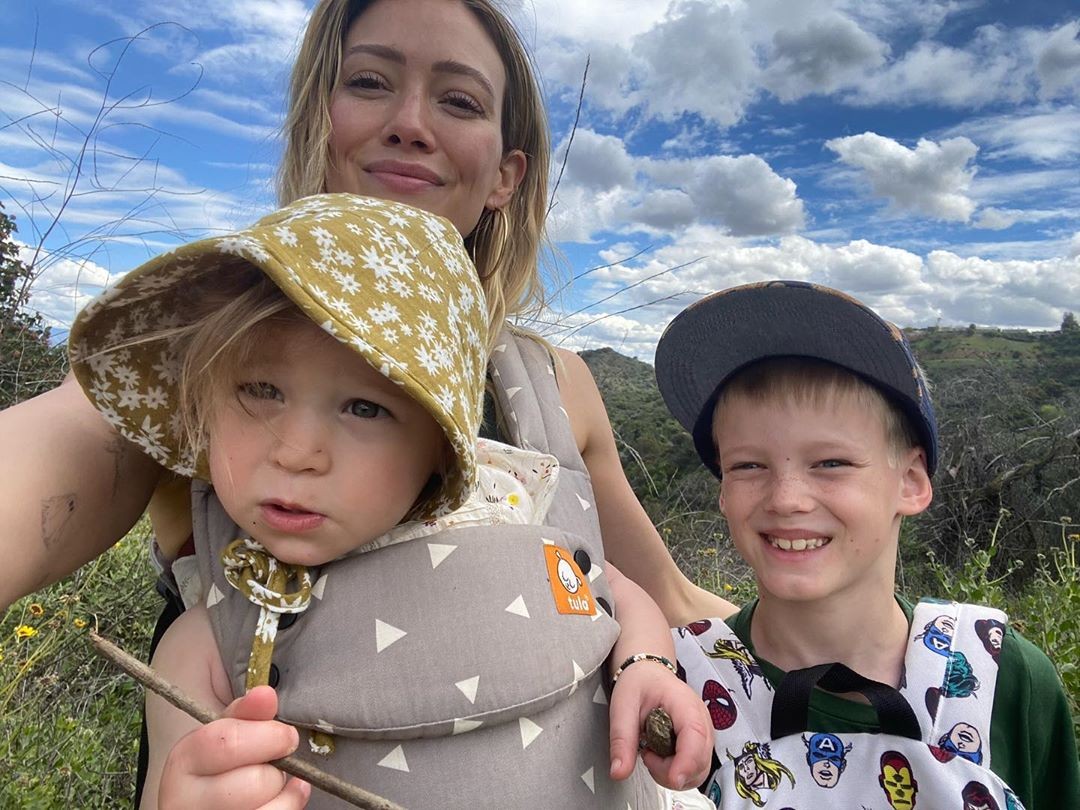 Hilary Duff com os filhos (Foto: Instagram/ Reprodução)