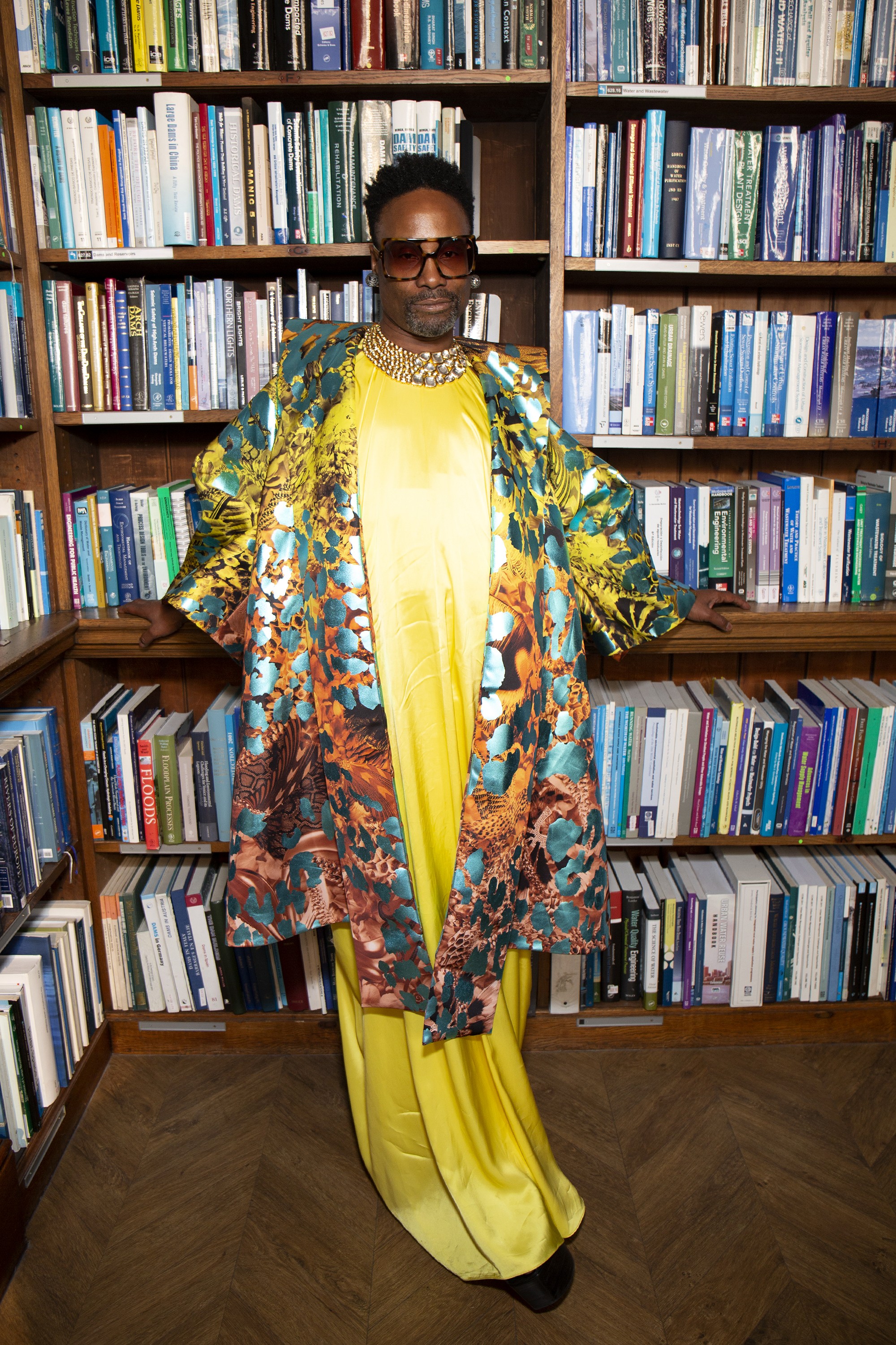 Billy Porter na semana de moda de Londres (Foto: Getty Images)