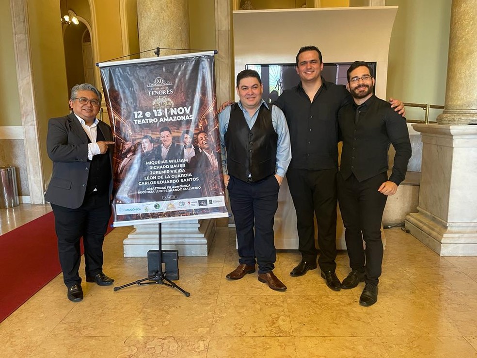 Evento divulgou a programação da 10º Edição do Encontro de Tenores  — Foto: Bianca Fatim/g1 AM 