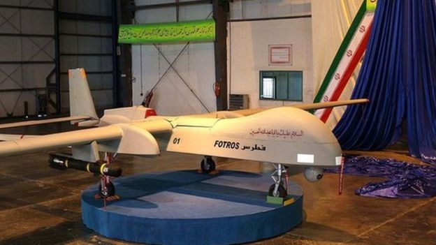 BBC - O Irã desenvolveu sua própria tecnologia de drones (Foto: AFP via BBC News)