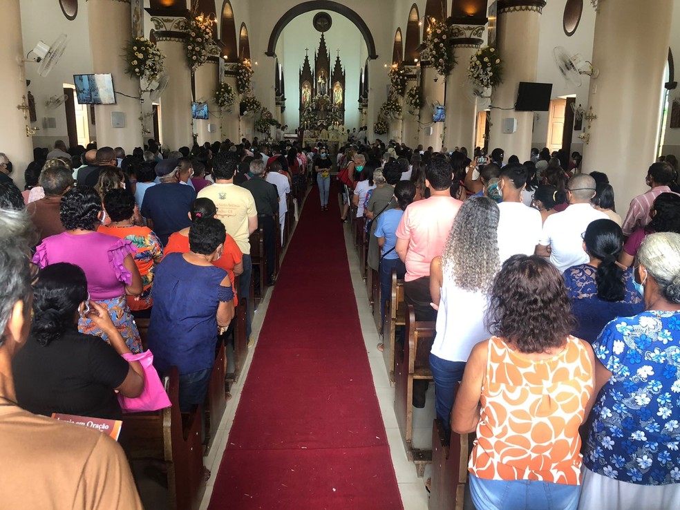  Missa na Igreja matriz de Santo Antônio — Foto: Divulgação