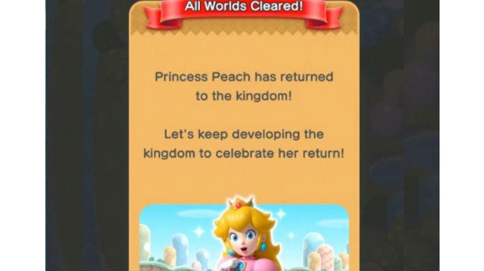 Super Mario Run: para jogar com Peach basta terminar a campanha (Foto: Reprodução / Thomas Schulze)
