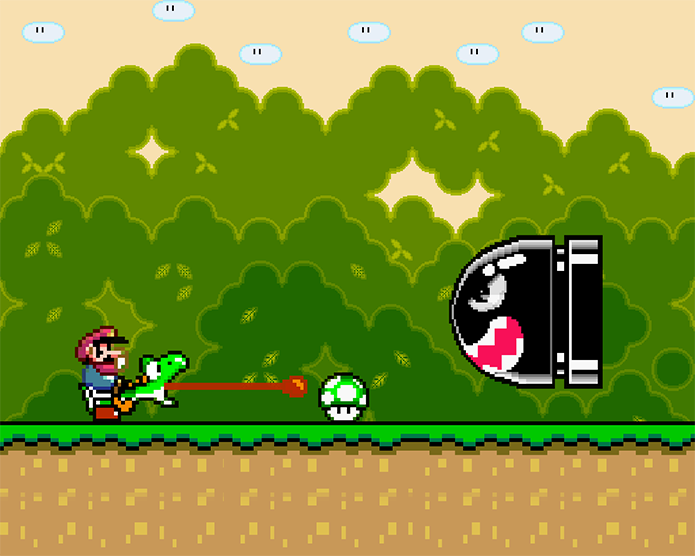 Super Mario World ? um dos mais populares de todos os tempos (Foto: Reprodu??o)