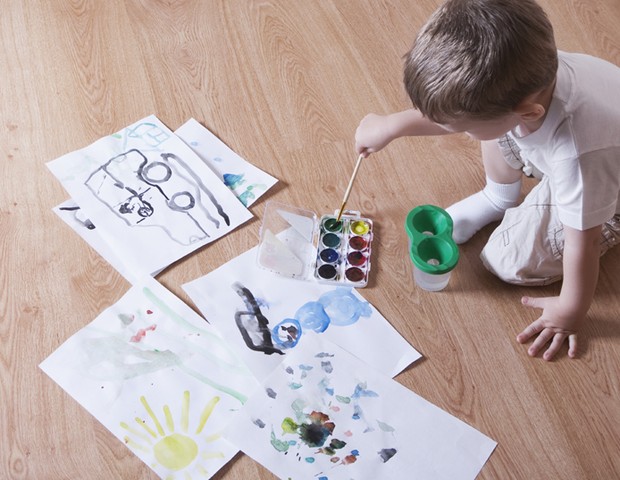 artes; desenho; pintura; criança (Foto: Thinkstock)
