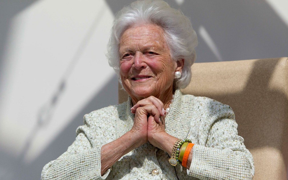 Barbara Bush, em foto de 2013 (Foto: AP Photo/Robert F. Bukaty)