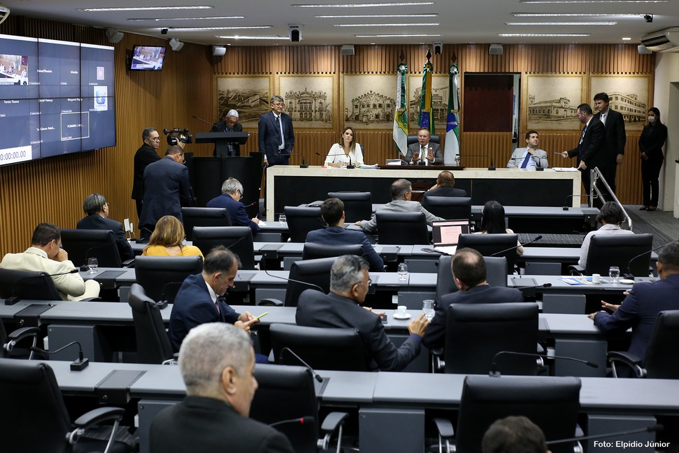 Sessão na Câmara Municipal de Natal — Foto: Elpídio Júnior/CMN