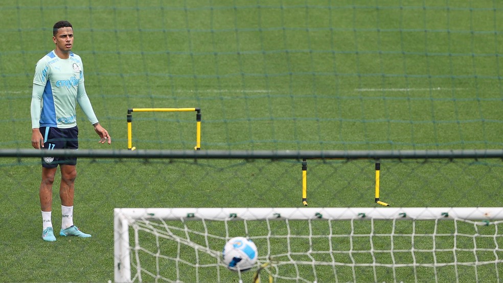 Giovani deve ganhar mais oportunidades no ataque do Palmeiras ao longo de 2023  — Foto: Cesar Greco / Palmeiras