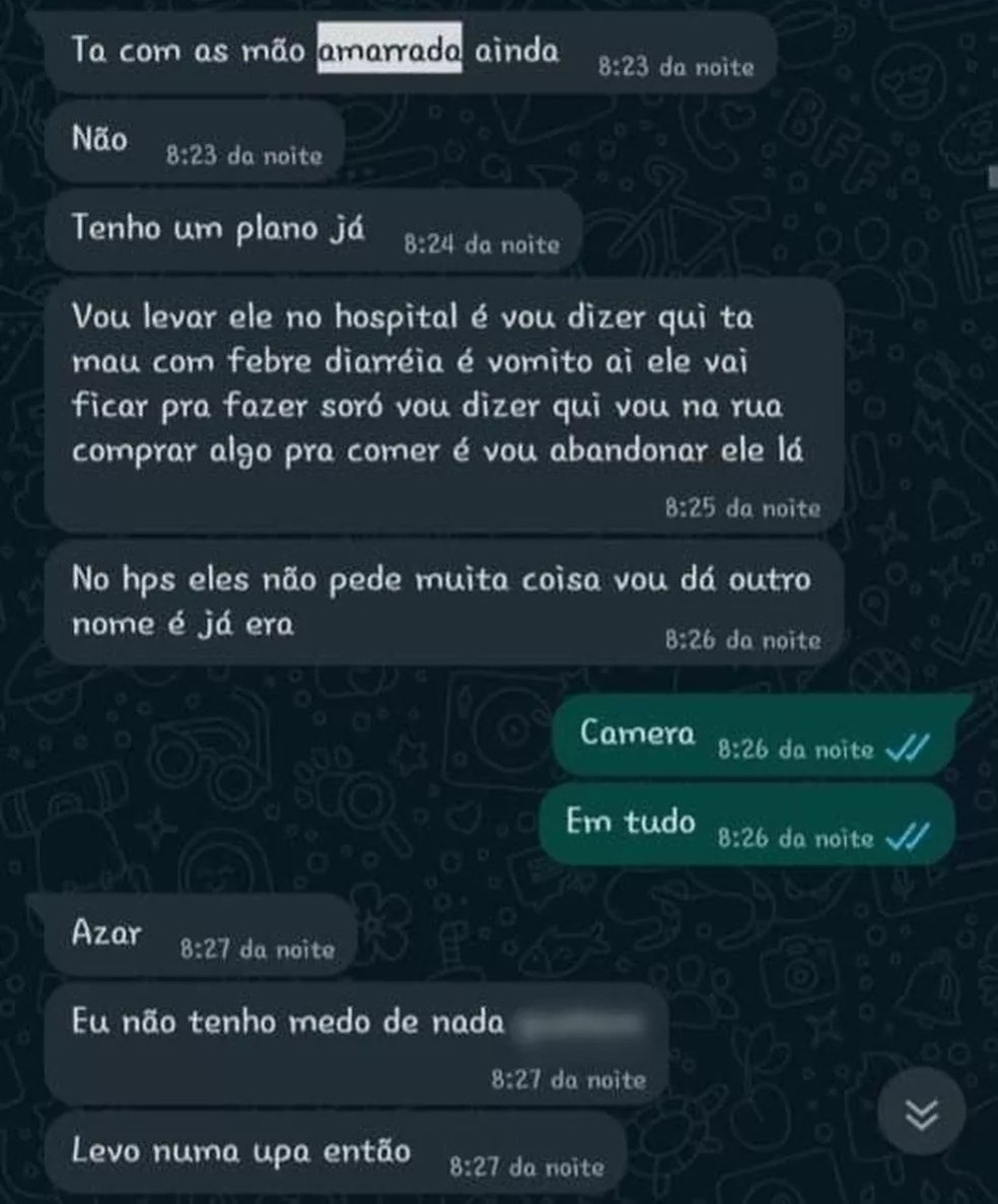 Casal planejava abandonar menbino em um hospital de Canoas, diz pol&iacute;ci &mdash; Foto: Reprodu&ccedil;&atilde;o