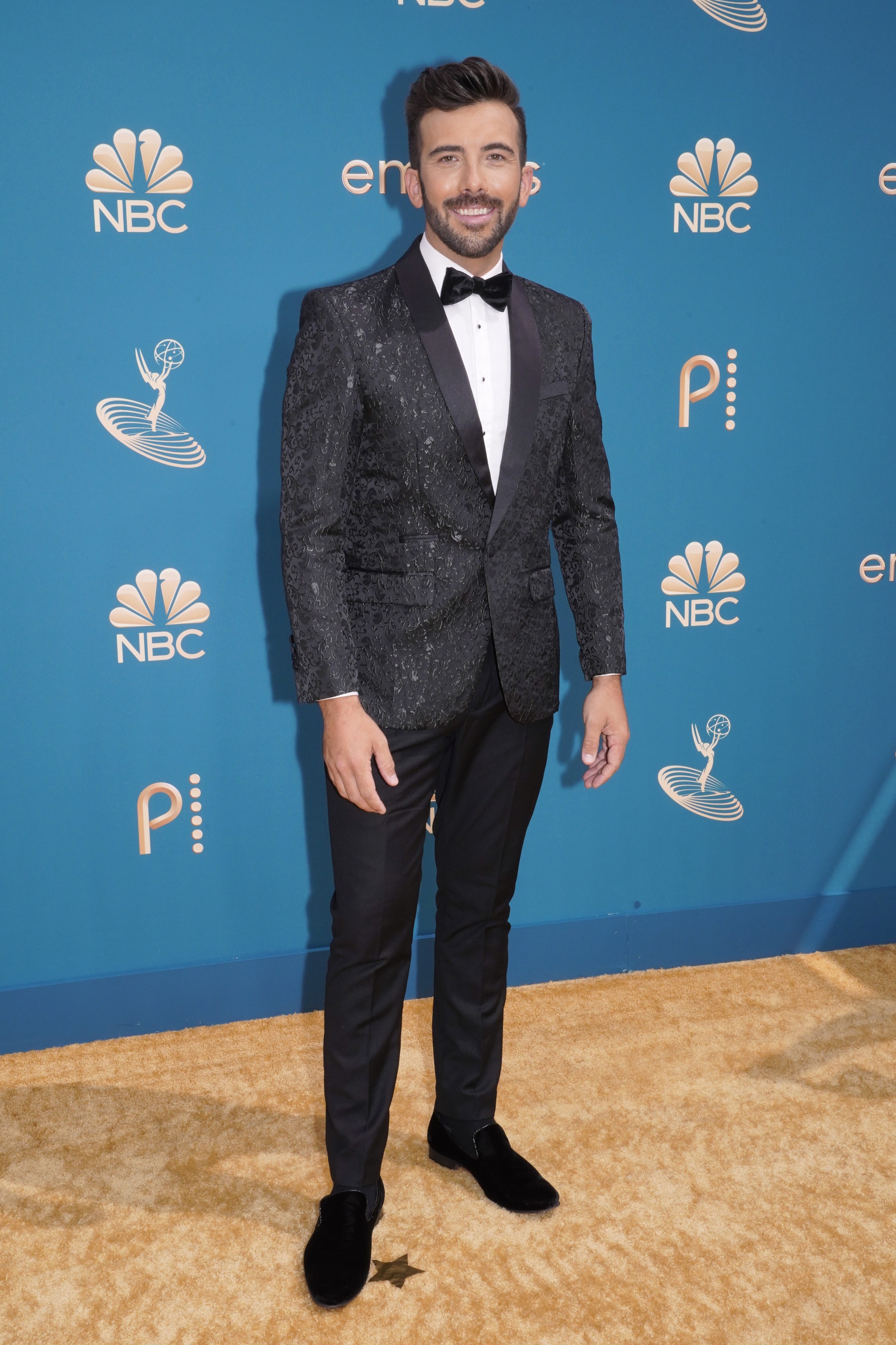 LOS ANGELES, CALIFORNIA - SEPTEMBER 12: 74th ANNUAL PRIMETIME EMMY AWARDS -- Pictured: Jeremy Parsons arrives to the 74th Annual Primetime Emmy Awards held at the Microsoft Theater on September 12, 2022. -- (Photo by Evans Vestal Ward/NBC via Getty Images (Foto: NBC via Getty Images)