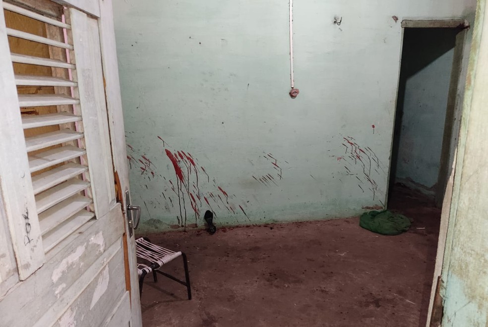 Residência onde a vítima foi morta em São João do Arraial — Foto: Divulgação /PM-PI