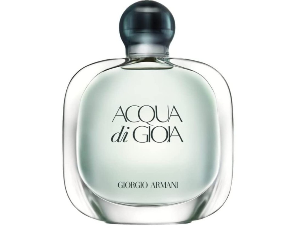 Inspirada na força do mar, o perfume Acqua Di Gioia traz notas refrescantes de menta e limão (Foto: Reprodução/Amazon)