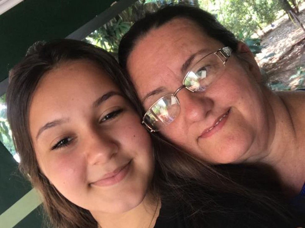 Maria Eduarda era carinho e gostava de ficar com a família, em Missal — Foto: Arquivo pessoal