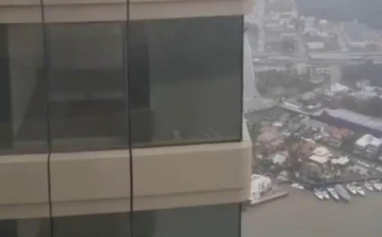 Vídeo mostra 'prédio de Neymar' balançar em Balneário Camboriú durante passagem de ciclone 