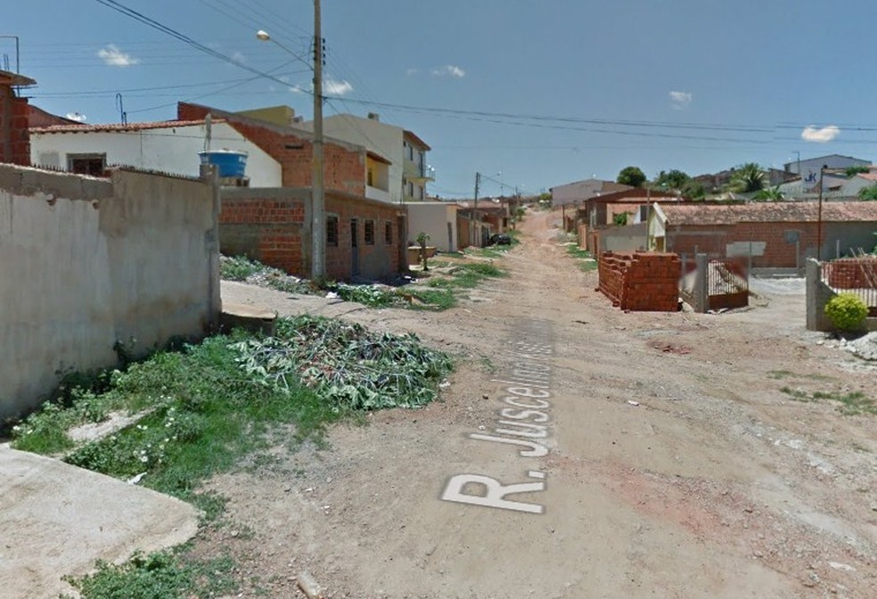 O crime aconteceu na Rua Juscelino Kubitschek  â Foto: ReproduÃ§Ã£o / Google Street View