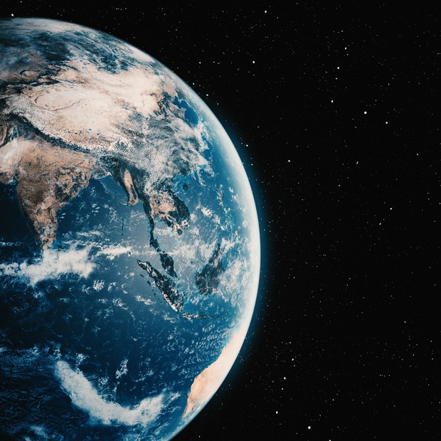 Real Planet Earth with star backgrounds (Foto: Getty Images/iStockphoto)