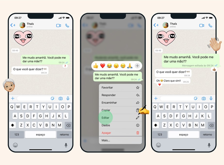 Como editar mensagem no WhatsApp depois de mandar: aprenda a usar a nova função do app