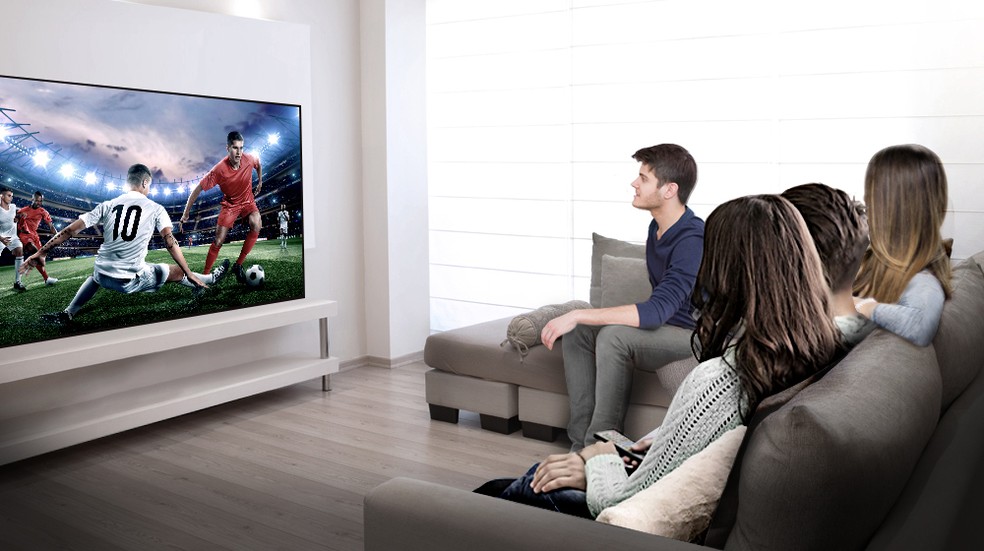 Tamanho ideal da TV para o seu espaço garante uma experiência de uso superior — Foto: Divulgação/LG