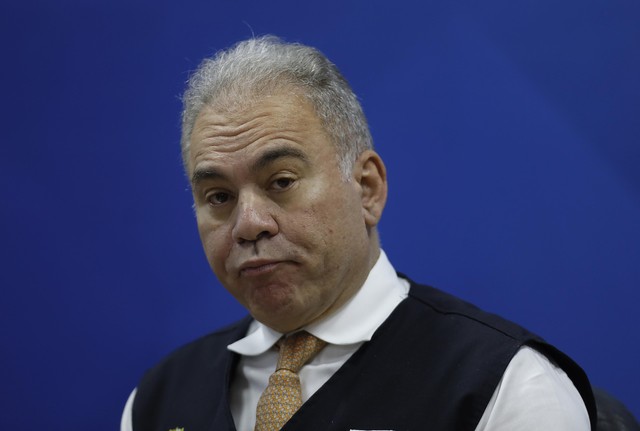 Ministro da Saúde, Marcelo Queiroga: dados foram disponibilizados pela própria pasta, via Lei de Acesso à Informação, após TCU determinar suspensão do sigilo — Foto: CRISTIANO MARIZ/Agência O Globo