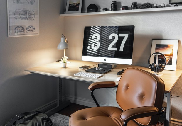 Trabalho, cadeira, computador, home office (Foto: Unsplash)