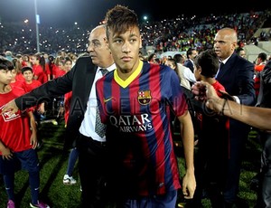 Neymar barcelona tour da paz (Foto: Reprodução / Site Oficial do Barcelona)