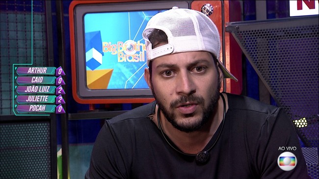 Décimo Segundo Paredão do BBB21: Caio vota em João Luiz e Juliette