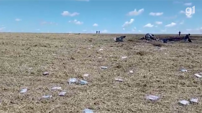 Duas pessoas morrem em queda de helicóptero em Ponta Porã