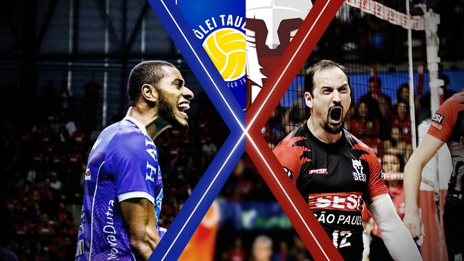 Na fila de espera pelo tÃ­tulo, Sesi-SP e TaubatÃ© fazem Ãºltimo ato de sÃ©rie Ã©pica na Superliga Masculina