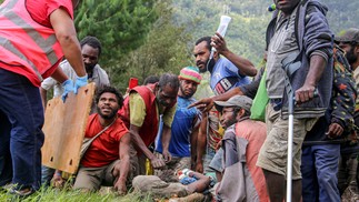 Terremoto em Papua Nova Guiné deixou ao menos cinco mortos — Foto: AFP