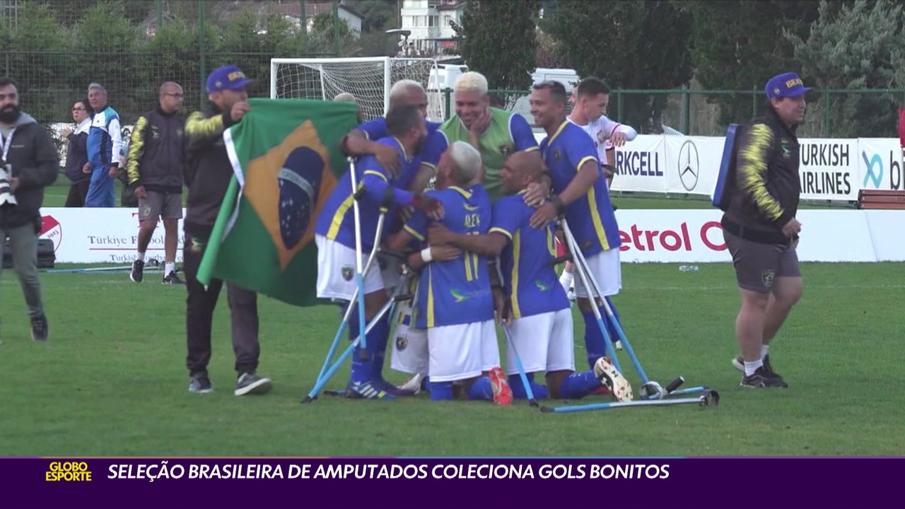 Seleção Brasileira de amputados coleciona gols bonitos