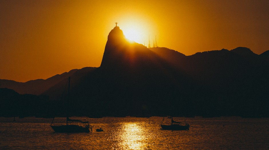 Rio de Janeiro, rio, pôr do sol, cristo redentor (Foto: Reprodução/Pexel)