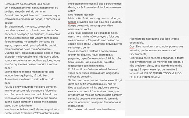 Pronunciamento da Lexa (Foto: Reprodução/Instagram) (Foto: Instagram/@lexa)