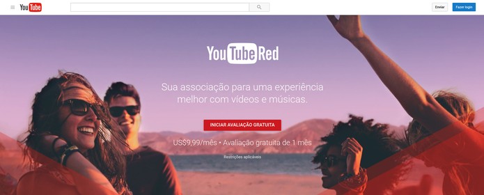 Assinatura do YouTube Red custa US$ 9,99 mensais (Foto: Reprodução/Barbara Mannara)