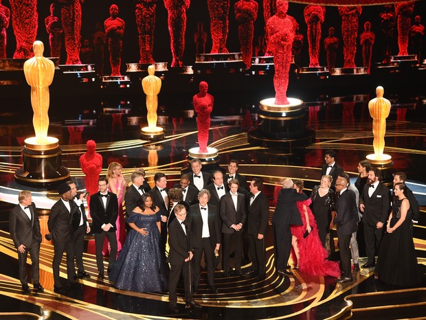 A vitória de Green Book no Oscar 2019 (Foto: Getty Images)