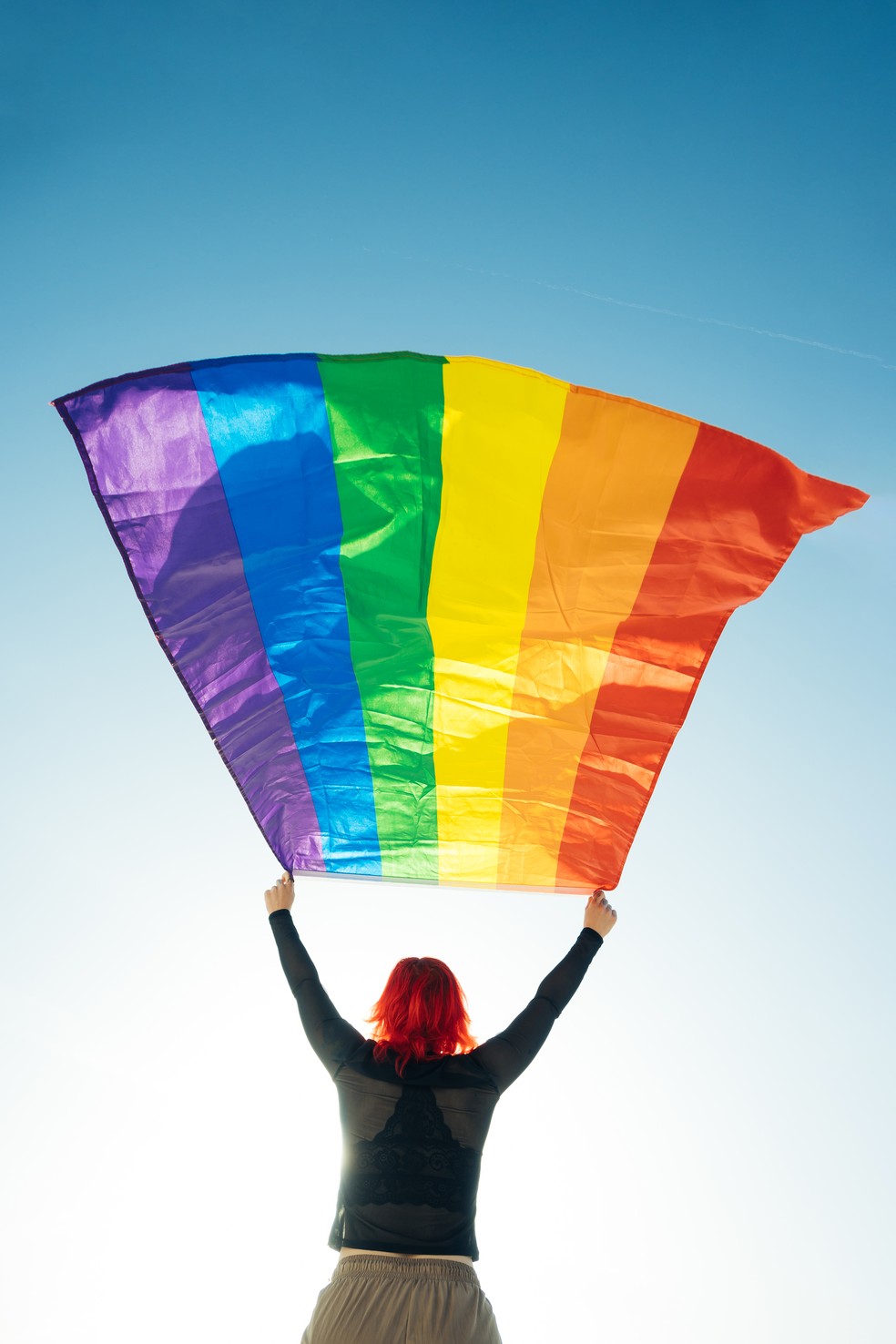 A bandeira do arco-íris é uma referência internacional — Foto: Getty Images
