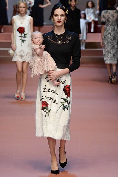 Dolce & Gabbana, inverno 2016 (Foto: Getty Images)