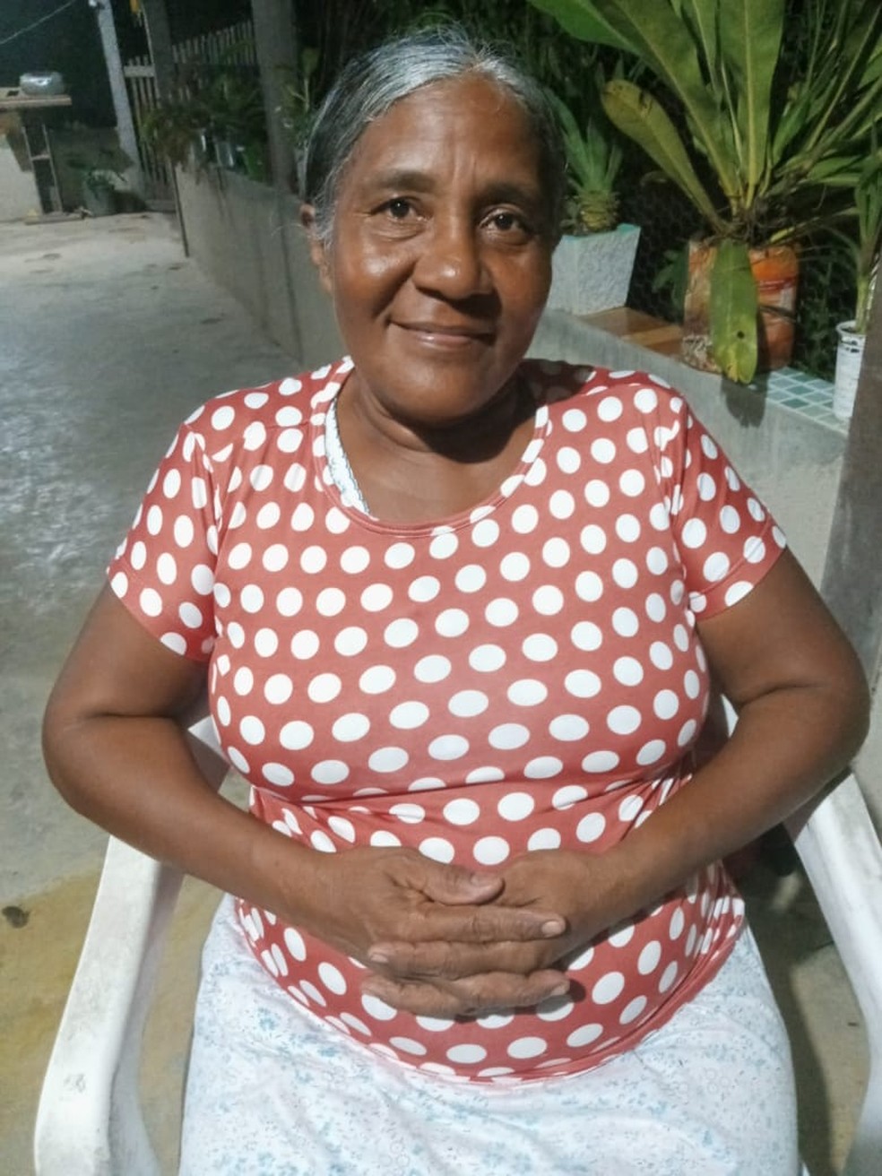 Agricultora mora em Roraima há 25 anos. — Foto: Arquivo pessoal