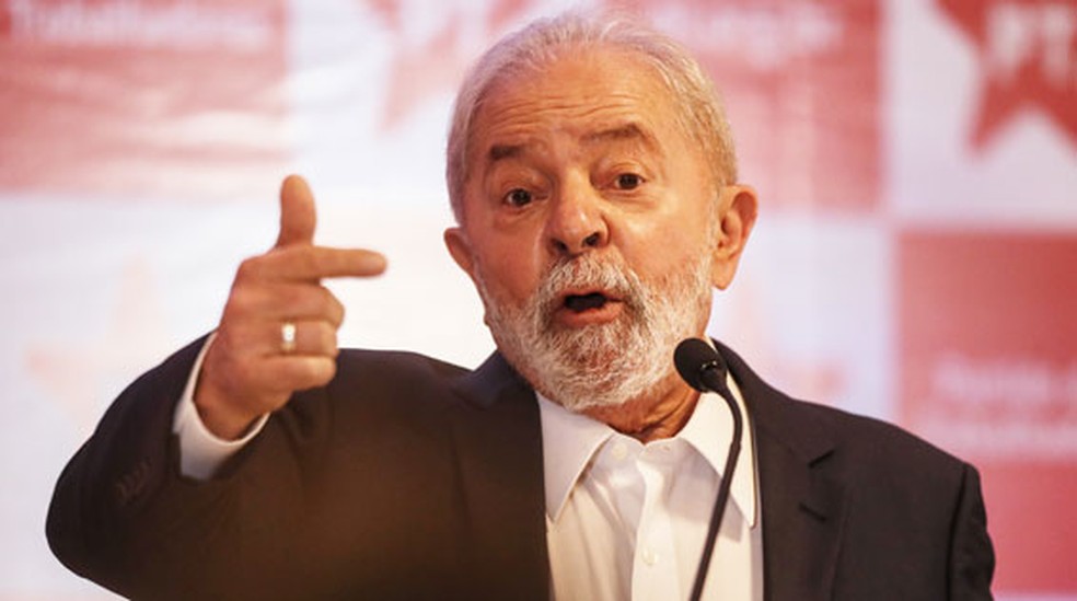 O ex-presidente Luiz InÃ¡cio Lula da Silva em imagem do dia 8 de outubro de 2021 â Foto: Gabriela BilÃ³/EstadÃ£o ConteÃºdo