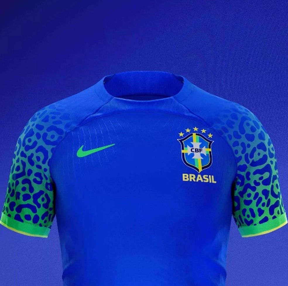 Uniforme 2 da Seleção para a Copa do Mundo. — Foto: Divulgação/Nike