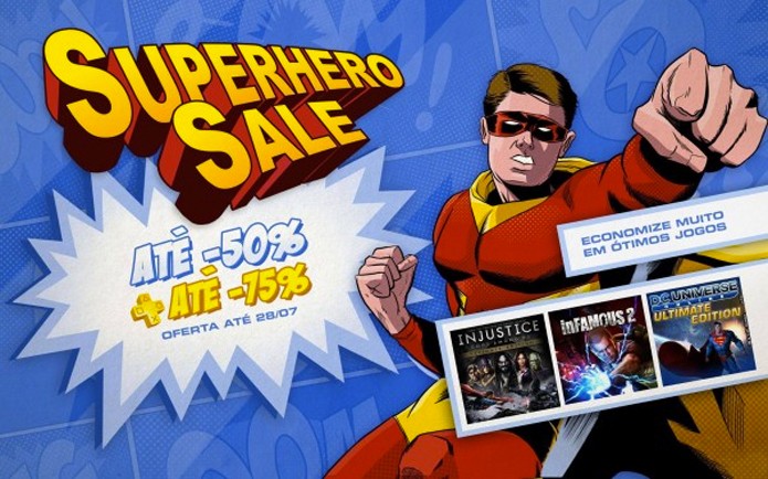 PSN se destaca nesta semana, com promoção de super-heróis (Foto: Divulgação)