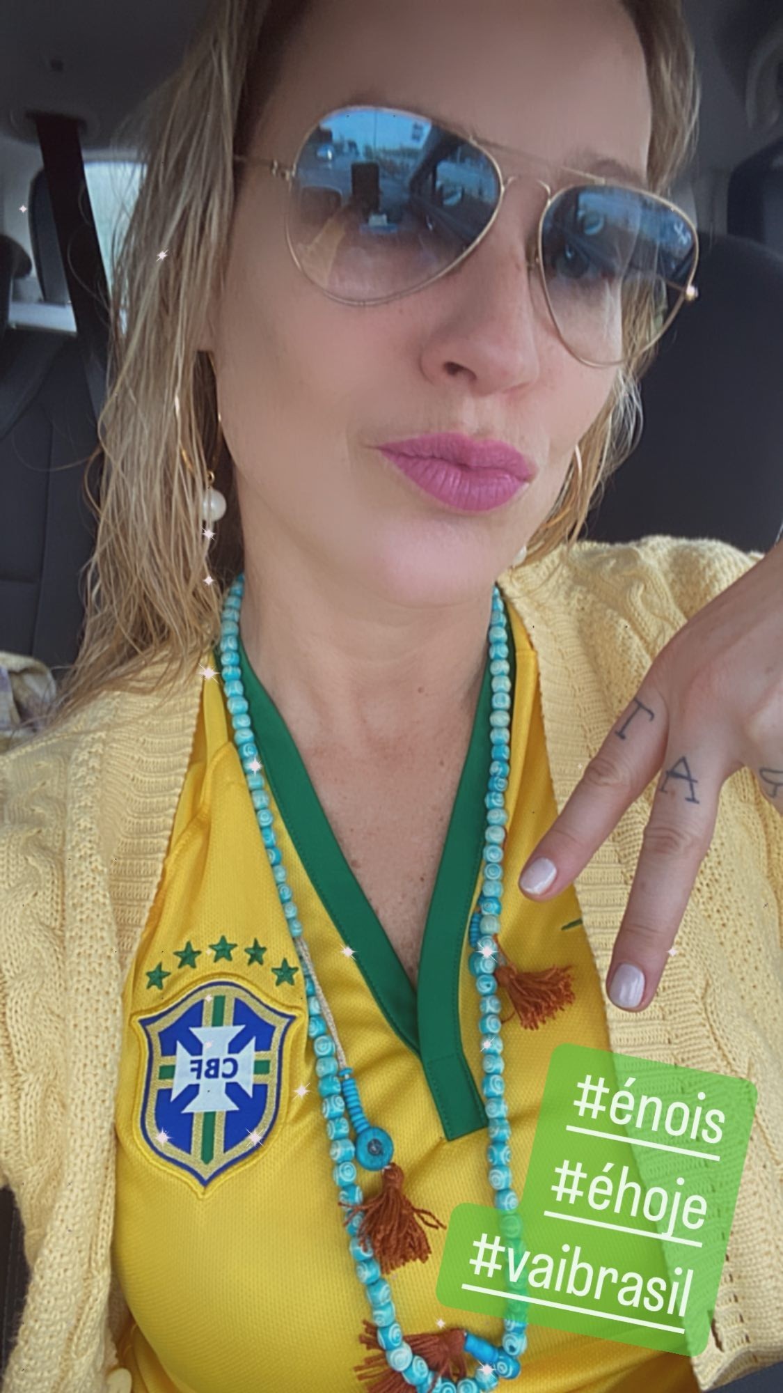 Luana Piovani, mesmo morando em Portugal, torce pelo Brasil - (Reprodução/Instagram)