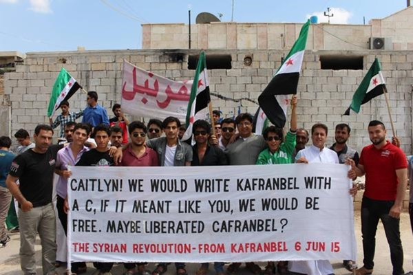 Rebeldes sírios (Foto: Twitter)