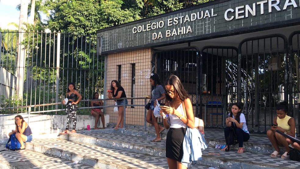 ENEM 2019 - DOMINGO (10) – SALVADOR (BA) – Eles fizeram a prova no Colégio Central — Foto: Isabela Cardoso/G1 Bahia