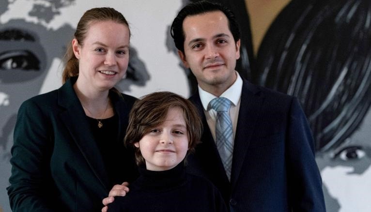 Laurent e os pais (Foto: Getty Images)