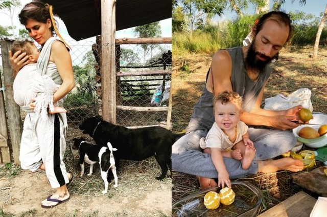 Mariana mostra Badarik e o filho deles, Varuna (Foto: Reprodução/Instagram)