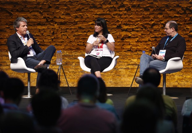 Painel "Startups é só para millenials?", no Festival de Cultura Empreendedora (Foto: Ricardo Cardoso/Editora Globo)