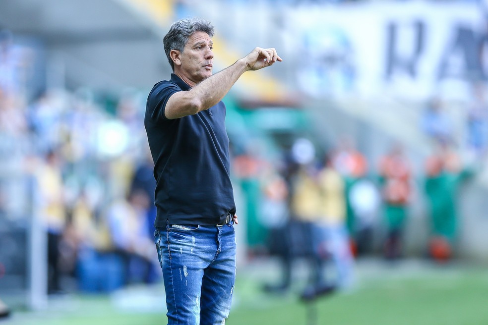 Renato Gaúcho, técnico do Grêmio — Foto: Lucas Uebel/Grêmio